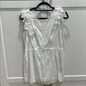 Seraphine White Lace Detail Blouse